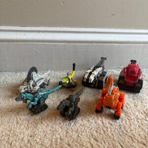 Lot of 7 (seven) Mattel Dinotrux die-cast metal characters